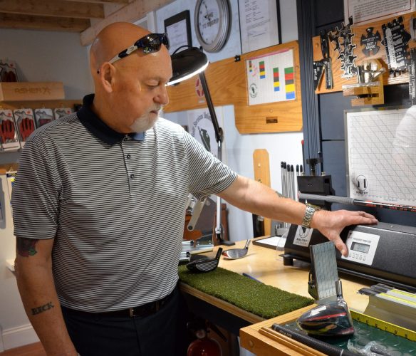 Golf tip of the week Stock golf shafts in most cases don’t fit the